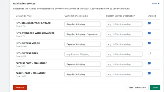 NitSof Carrier Rates screenshot