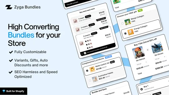 Zyga Bundles, Mix and Match screenshot