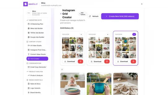 SooloAI ‑ AI Brand Studio screenshot