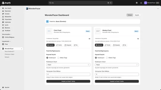 Wonder Pazar screenshot