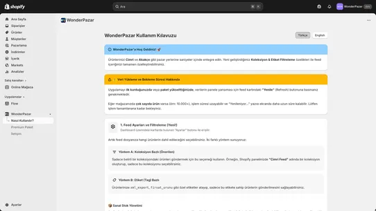 Wonder Pazar screenshot
