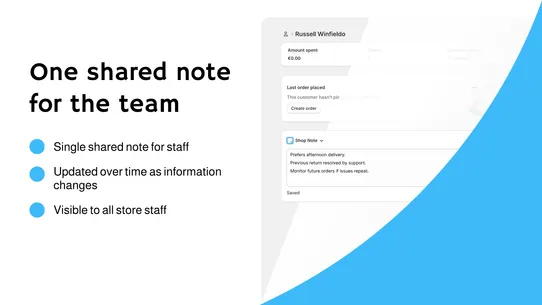 Shop Notes screenshot