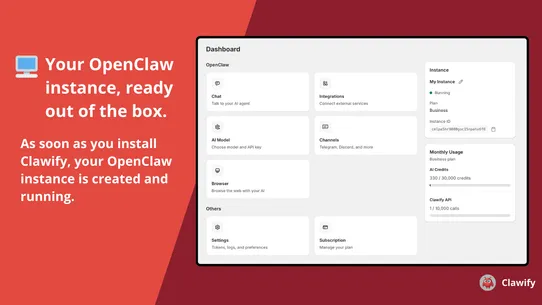 Clawify: AI Assistant screenshot