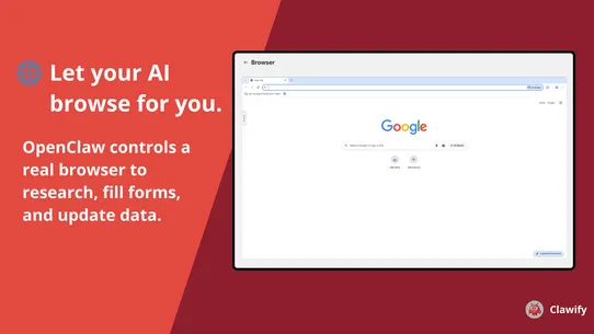 Clawify: AI Assistant screenshot