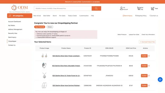 JewelryODM Dropshipping screenshot