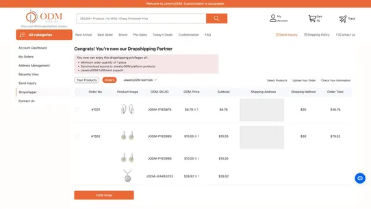 JewelryODM Dropshipping screenshot