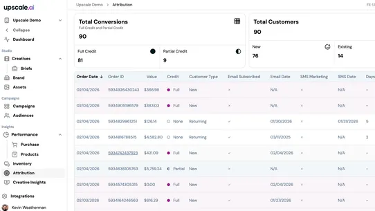 Upscale AI (CTV Analytics) screenshot