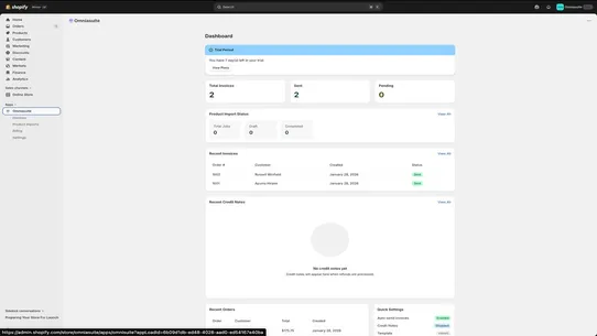 Omniasuite screenshot