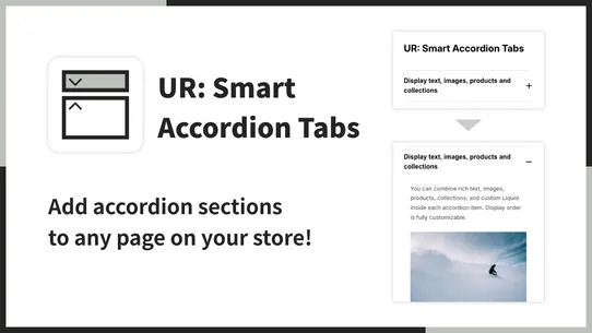 UR: Smart Accordion Tabs screenshot