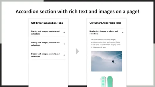 UR: Smart Accordion Tabs screenshot