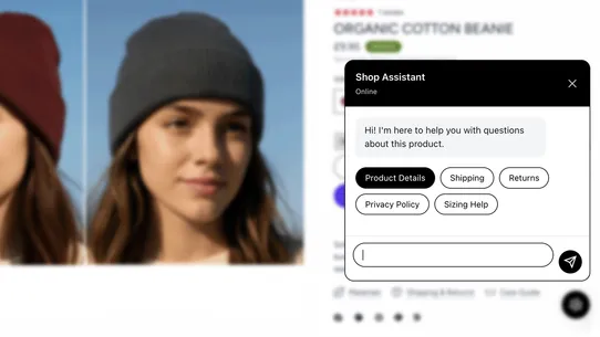 RMS AI Shop Assistant screenshot
