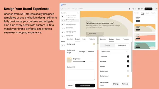 Gyde: AI Product Quiz screenshot