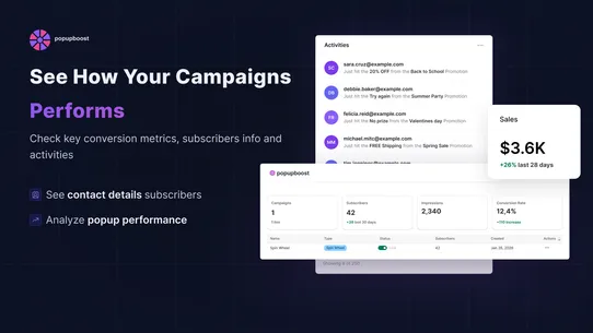 PopupBoost: Spin Wheel Pop Ups screenshot
