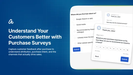 Analyzify Purchase Surveys screenshot