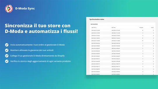 D‑Moda | Connettore ERP screenshot