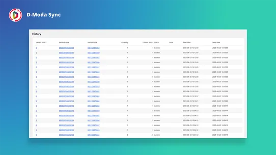 D‑Moda | Connettore ERP screenshot