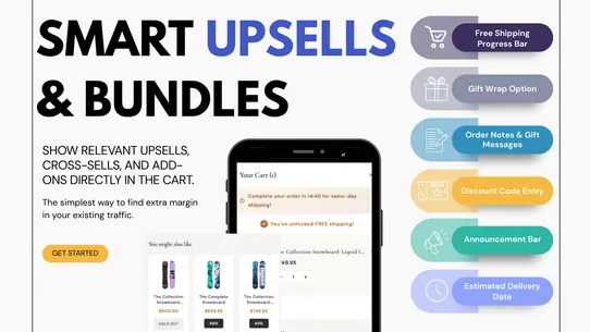 OrderMe ‑ Cart Upsell screenshot