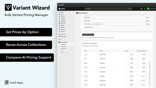 Variant Wizard screenshot