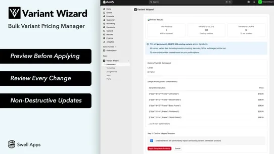 Variant Wizard screenshot