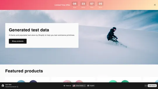 Erin Gradient Countdown Timer screenshot