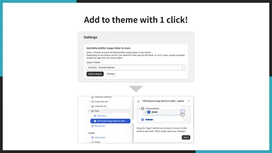 UR:Simple Image Before &amp; After screenshot
