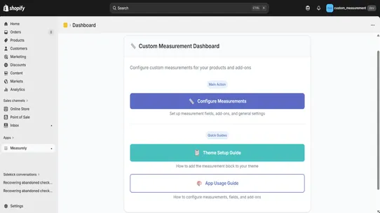 Measurely screenshot