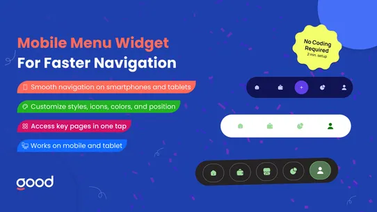 GA: Mobile Menu Tab screenshot