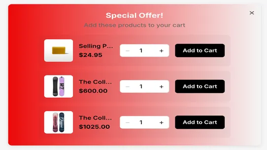 Gale Add To Cart Bar screenshot