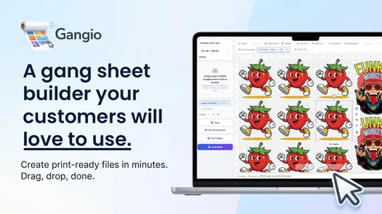 Gangio DTF Gang Sheet Builder screenshot