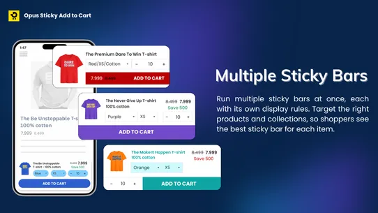 Opus Sticky Add to Cart screenshot