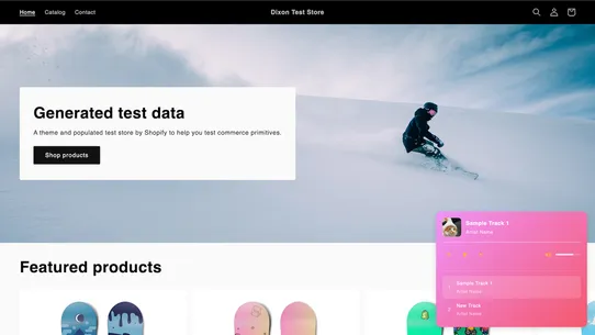 Dixon Music Player screenshot