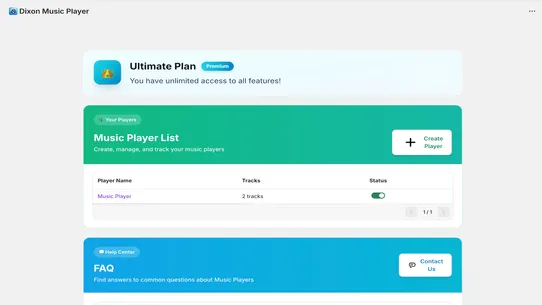 Dixon Music Player screenshot