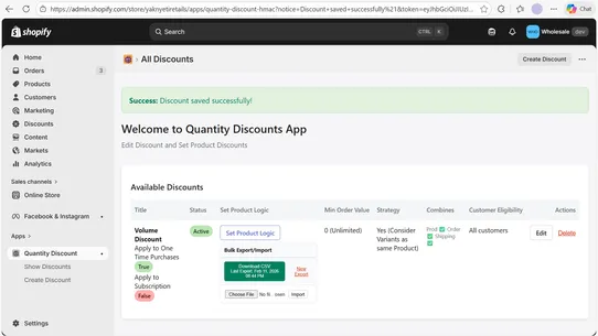 Wholesale Discounts Pro screenshot
