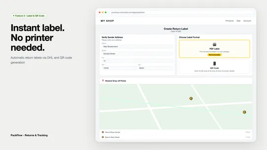 PackFlow ‑ Returns &amp; Tracking screenshot