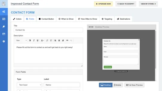 AWIO Improved Contact Form screenshot