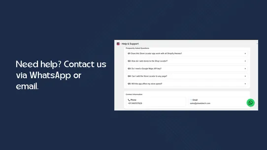 PTI Store Locator screenshot