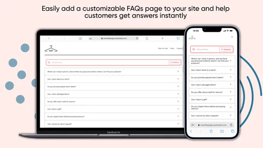 Smart FAQs screenshot