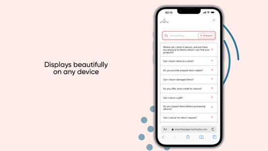Smart FAQs screenshot
