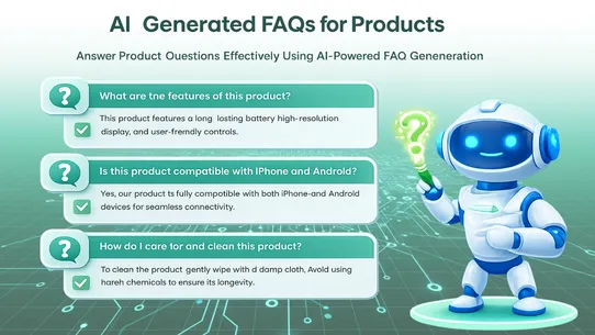 SK: AI Product FAQs screenshot