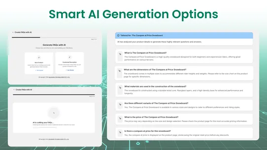 SK: AI Product FAQs screenshot
