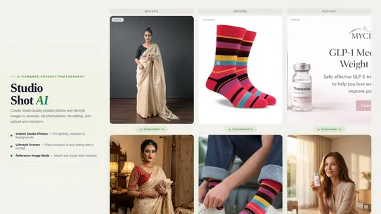 StudioShot AI screenshot