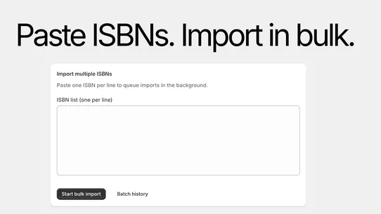 ISBN Book Importer Pro screenshot