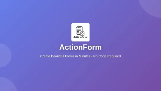 Action Forms screenshot