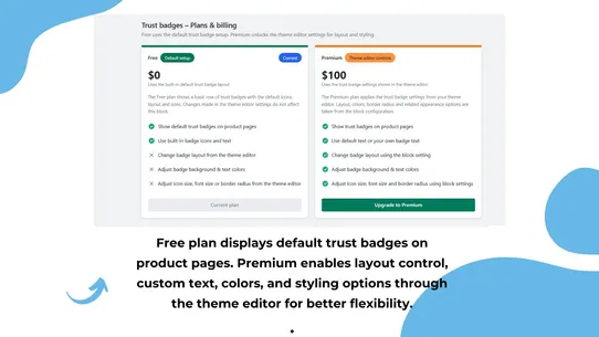 MX Trust Badges screenshot