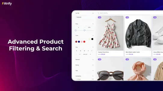 Filtrify Product Filter Search screenshot