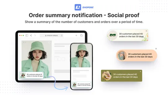 ShopOne Sales Popup, Sales Pop screenshot