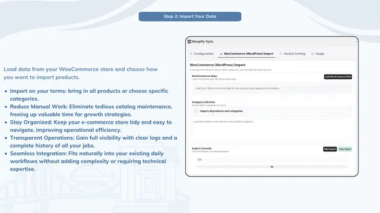 Woopify‑Sync screenshot