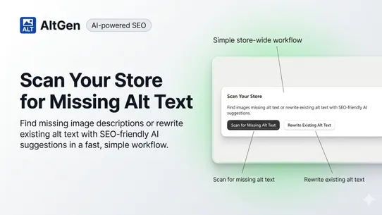 AltGen ‑ AI Alt Text for SEO screenshot