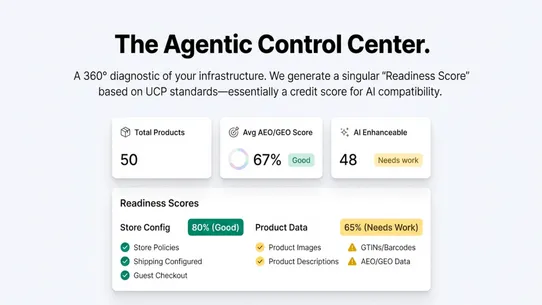 AgentReady: UCP &amp; Catalog screenshot