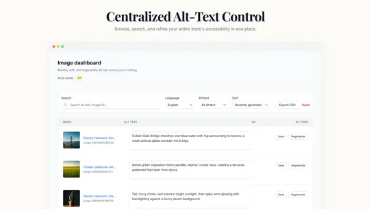 EZ Photo Alt Texts AI screenshot